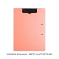 thumbnail image 4 of Tyidzon Plastic Clipboard with Storage, 12 X 9 Inch Plastic Clip Board, Side-Opening Storage Clipboard for Classroom, Teacher, Student, Writing, Pink, 4 of 9