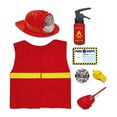 thumbnail image 4 of Kid Connection Firefighter Role Playset, 7 Pieces, Lifelike Vest Included, 4 of 5