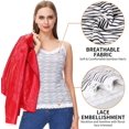 thumbnail image 5 of Charmo Women's Lace Camisole Adjustable Spaghetti Strap Tank Tops 2 Pack, 5 of 5
