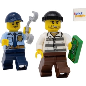 LEGO Ville: L'agent de police Minifigure Voleur Chasing