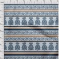 thumbnail image 4 of oneOone Georgette Viscose Light Blue Fabric Asian Block Craft Projects Decor Fabric Printed By The Yard 42 Inch Wide, 4 of 4