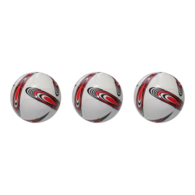 relayinert Long Service Life Soccer Ball For Football Middle School And Training 2 White 3Set