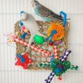 thumbnail image 4 of Milaget Bird Foraging Wall Toy, Woven Climbing Hammock Mat with Colorful Chewing Toy for, 4 of 9