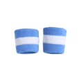 thumbnail image 1 of 2 Paires ( 4 Pcs ) Bracelets en Tissu 100 % Éponge, Rayé Ciel, 1 of 2