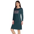 thumbnail image 4 of Inkmeso Educated Motivated Vaccinated T-Shirt Funny Pro Vaccine Boat Neck Dress, 4 of 8