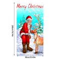 thumbnail image 3 of Huanglei Christmas Door Decoration Door Cover Hanging Cloth Holiday Party Layout Scene Background Cloth, 3 of 4