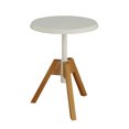 thumbnail image 2 of Table de bout Lumina d'ACME, blanc et bois naturel, 2 of 2