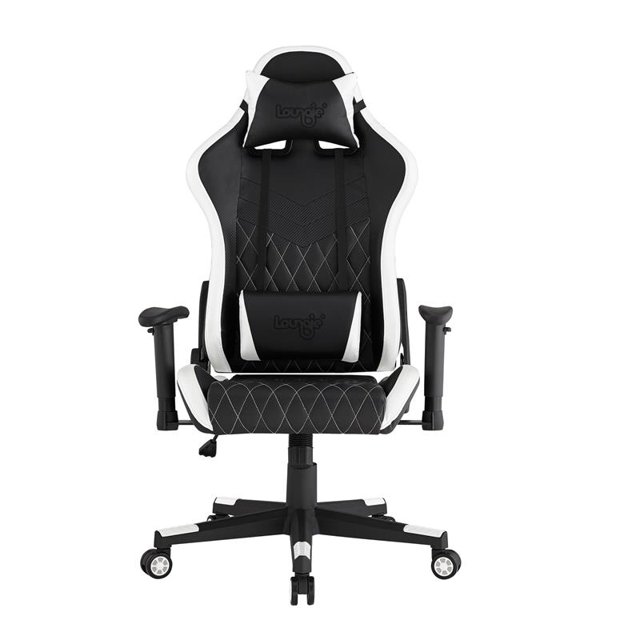 Posh Living Kimberlyn Faux Leather Game Chair White