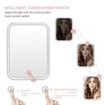 thumbnail image 4 of Makeup Mirror with Lights Travel Vanity Mirror Touchscreen Switch Portable for Cosmetic(Pink), 4 of 8