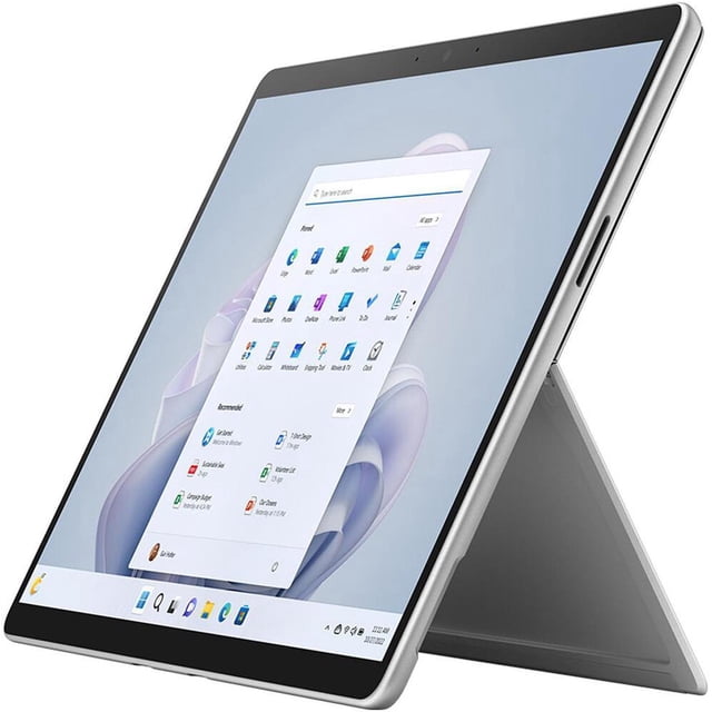 Microsoft Surface Pro 9 Reconditionné (Excellent) - Intel Core i5-1235U/8 Go LPDDR5/128 Go SSD, Windows 11 Famille, Platine (Appareil Seulement)
