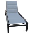 thumbnail image 3 of Chaise longue avec dossier rembourrée, 3 of 3