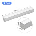 thumbnail image 2 of Unique Bargains Square Aluminum Flat Bar, 2 Pack 1' Thickness 1' Width 8' Length, 2 of 5