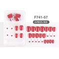 thumbnail image 3 of ziyahi False Nail Wearable Perfect Matching Simple to Wear No Irritating Odor Fake Fingernail Breathable Press Type Adjustable Paster Type 16 Type 9 F741 1Set, 3 of 6