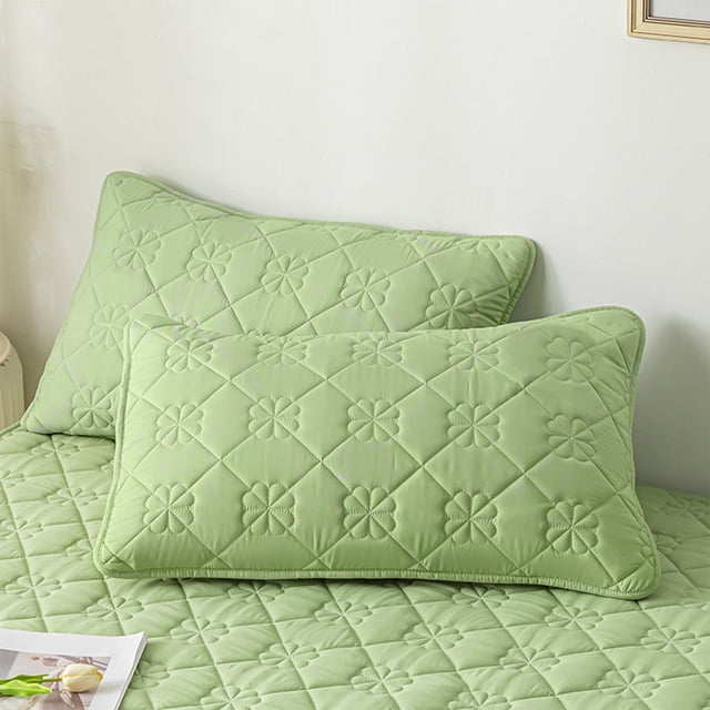Pillow Protector Cover Set Breathable Soft Fabric Hypoallergenic Barrier for Bedding Comfort Home Hotel Use
