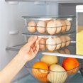 thumbnail image 1 of SHAGUOZHOU Transparent Egg Organizer Fridge Storage Transparent Egg Storage For Kitchen Countertop (12 Holes) Containers for Lunches Organizer Containers for Storage Cereal for Pantry, 1 of 7