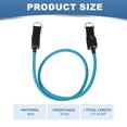 thumbnail image 2 of Uxcell Resistance Tube Bands, 20 lbs Stackable Single Resistance Band Exercise Band Stretch Band for Working Out Man Home, Blue, 2 of 5