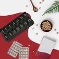 Weekly Pill Organizer with AM/PM Compartments, Clear Medication ...