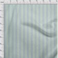 thumbnail image 2 of oneOone Coton Biologique Popeline Tissu Sergé à Rayures Multicolores 1 Yard 42 Inch Wide, 2 of 3