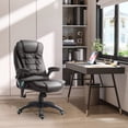 thumbnail image 2 of HOMCOM Executive Office Chair w/ Massage and Heat, Computer Chair, Black, 2 of 10