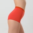 thumbnail image 5 of Swstbby Womens Briefs, Women Fashion Solid Color High Waist Boxers Leisure Breathable Briefs Orange M, 5 of 5