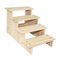 thumbnail image 4 of KLKCMS Wood Display Riser Collectibles Display Stand for Ornaments Crafts Apartment 4 Layer 20cm, 4 of 9