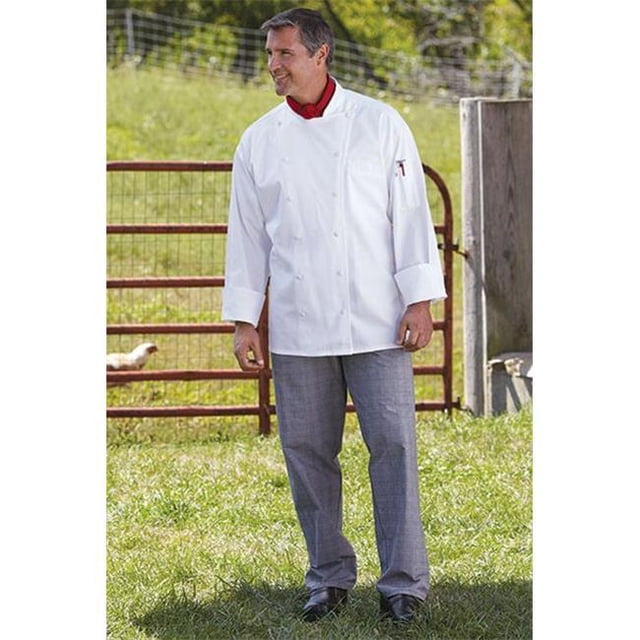 Uncommon Threads 4003-3110 Pantalon de Chef Ample Teint en Fil à Carreaux Glen - 6XLarge