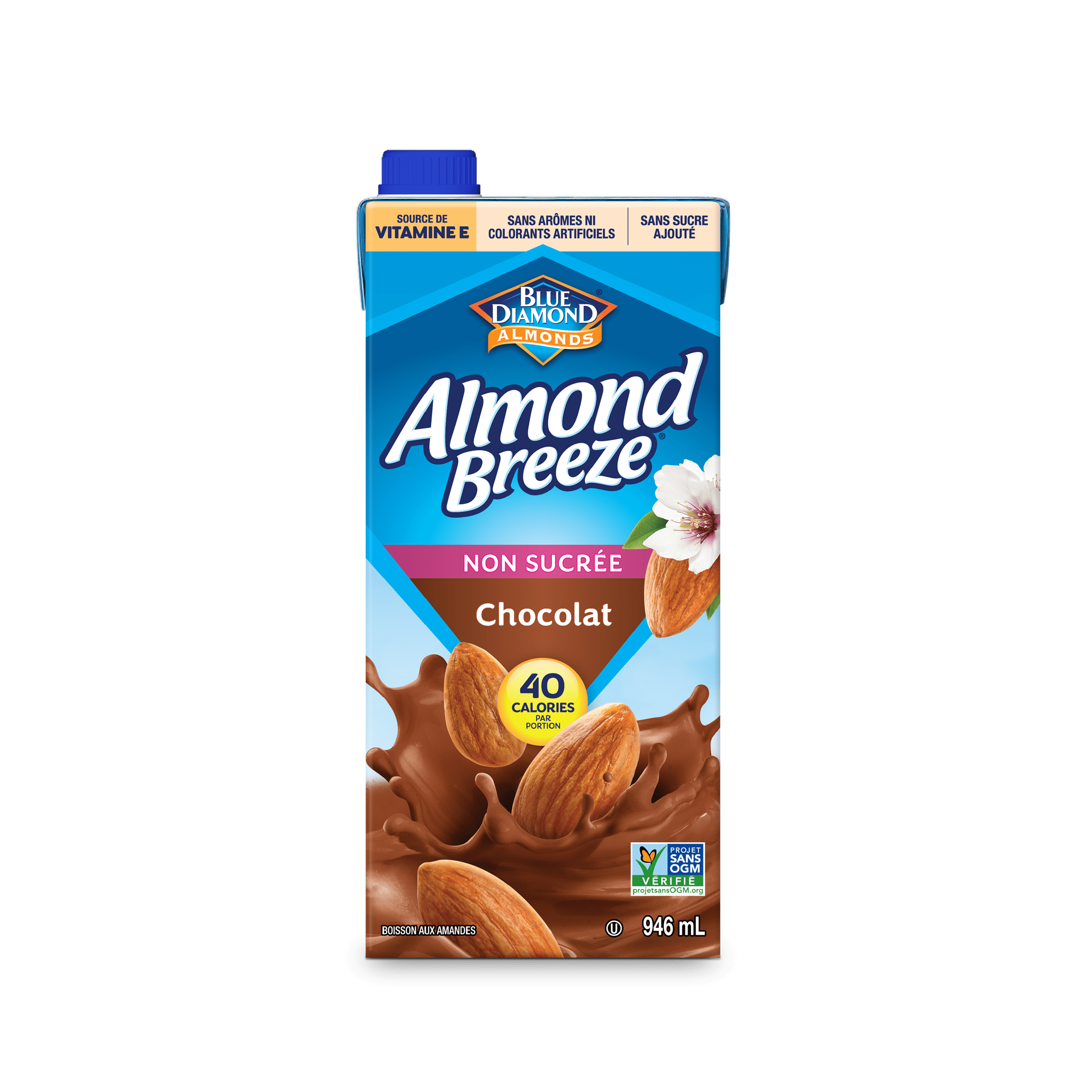 Blue Diamond Non Sucrée Chocolat Almond Breeze