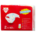 thumbnail image 2 of DB-1011 DryBebe #2 - Baby Diapers Small pack of 60 units.   / Couches Bébé Petit paq.de 60 unités., 2 of 3