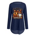thumbnail image 4 of T-shirt à Manches Longues avec Imprimé Graphique d'Halloween pour Femmes, Confortable, Coupe Ample, Col Rond, Automne Hiver, Décontracté, Quotidien, Basique, Hauts, 4 of 4
