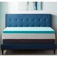 thumbnail image 1 of ViscoLogic Surmatelas en Mousse Mémoire Gel de 2 Pouces Sans Housse, Surmatelas Simple, 1 of 7