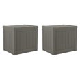 thumbnail image 1 of Suncast SS500ST Coffre de Terrasse Extérieur en Résine de 22 Gallons, Petit, pour Rangement de Patio (Lot de 2), 1 of 5