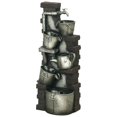 thumbnail image 1 of Outsunny Faucet & Barrel Outdoor Fountain, LED Lights, Resin Water Fountain, 1 of 10