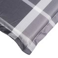 thumbnail image 4 of vidaXL Sun Lounger Cushion Grey Check Pattern 200x50x3cm Oxford Fabric, 4 of 5