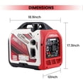 thumbnail image 4 of Maxpeedingrods 3950W Smart Portable Dual Fuel Generator Inverter, E-Start for Camping RV Travel, 4 of 6