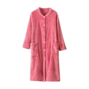Robes for Women,Clothes for Women,Mens and Womens Thick Cotton Padded Bathrobe Sleeping Robe Yukata Home Clothes,Bathrobe for Women,Robe for Women