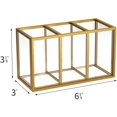 thumbnail image 2 of Gold Makeup Brush Holder-3 Slot, 2 of 7