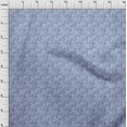 thumbnail image 3 of oneOone Georgette Viscose Medium Blue Fabric Abstract Texture Sewing Material Print Fabric By The Yard 42 Inch Wide, 3 of 4
