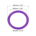 thumbnail image 2 of Unique Bargains 1.6' OD 1.3' ID Loose Leaf Rings Binder Ring, Purple, 50 Pack, 2 of 6
