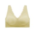 thumbnail image 2 of Plebaso Women's Wireless Bras Full Coverage Removable Soft Padded Everyday Bras Smooth Back Pullover Bras, 2 of 7