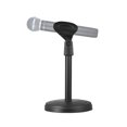 thumbnail image 1 of Sturdy Metal & ABS Desktop Microphone Holder - Fixed 205mm Height, Compact 8.1x4.2x4.2 Inch Design, 347g Lightweight Construction for Stable Mic Placement - Includes 1 Mic Stand, 1 of 6