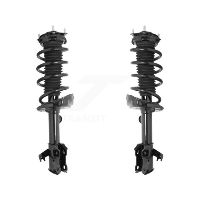 Transit Auto Front Complete Suspension Shocks Strut and Coil Spring Mount Assemblies Kit for Car 2007-2012 Acura RDX - Left Right Side (Driver Passenger) K78A-100144