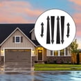 thumbnail image 1 of Wolfast Garage Door Magnetic Decorative Hardware Hardware American Decorative Garage Handle Garage Door Decorative Magnetic Handle Garage Door Hardware Kit Decorative, 1 of 9