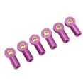 thumbnail image 4 of M3 Embout de Biellette, Tête de Biellette en Alliage d'Aluminium Léger M3 Finition Soignée 6 Pcs pour Modification RC Bleu, Violet, 4 of 7