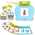 thumbnail image 1 of Talking Flash Cards Learning Toys with 255Pcs Cards Educational Words Learning Toys Flashcard Machine Words Card Reader Speech Therapy Educational Toy for Toddlers 2-6 Years Old, 1 of 9