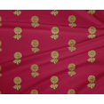 thumbnail image 4 of oneOone Polyester Lycra Fabric Floral Block Print Sewing Fabric BTY 56 Inch Wide, 4 of 4