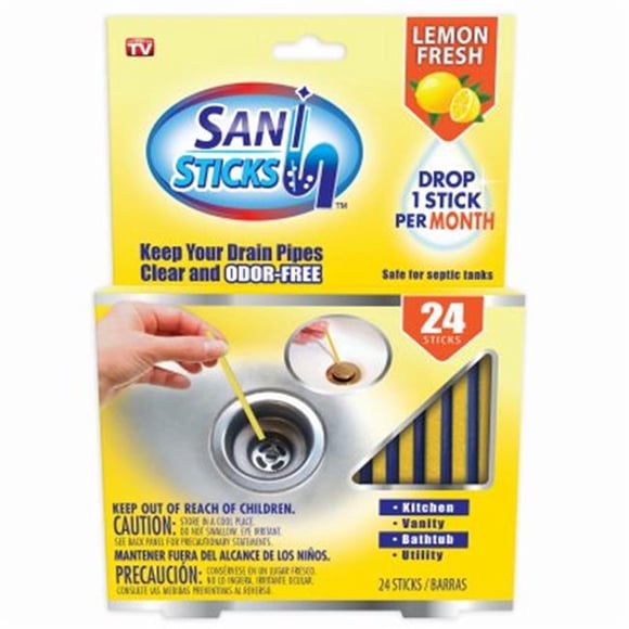 In Demand Marketing 234985 Lemon Drain Concentrated Cleaning & Sanitation Sani-Stick