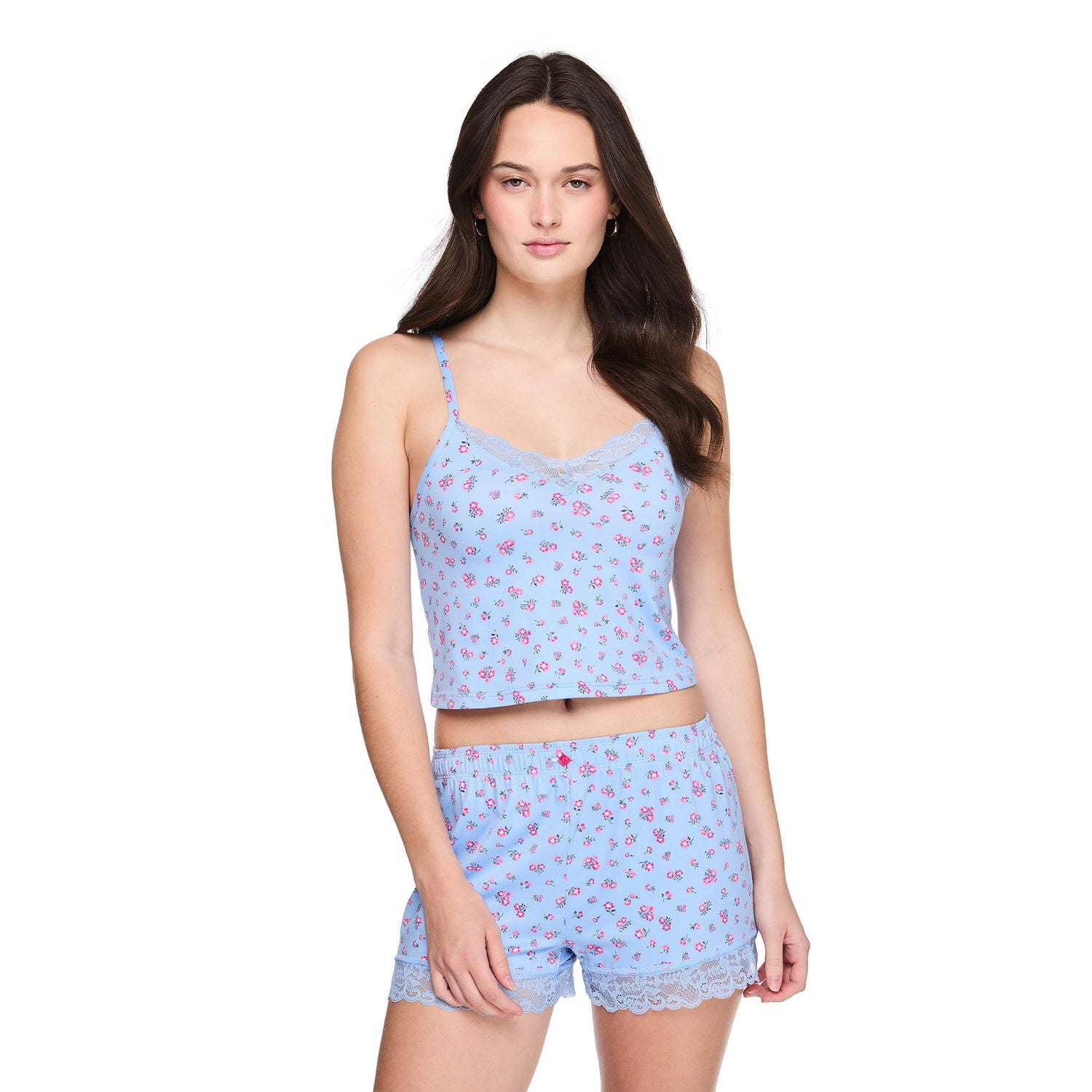 No Boundaries Women's Two Piece Pajama Set