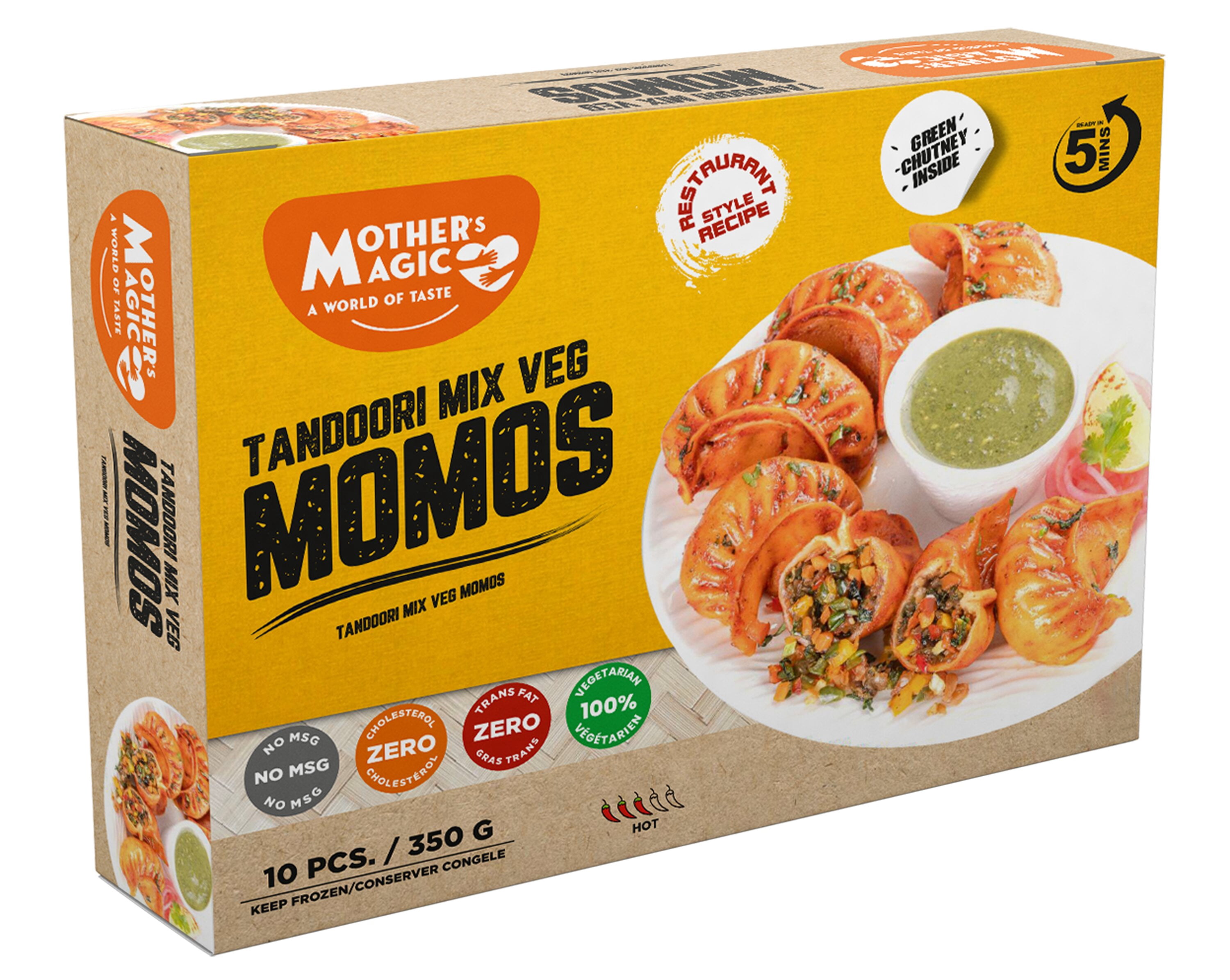 Mother's Magic Momos Tandoori Mix Veg 350G - Walmart.ca