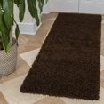 thumbnail image 2 of Ottomanson Non-Slip Rubberback Soft Shag Runner Rug for Hallway and Bathroom, Area Rug for Living Room, Bedroom, Dining Room, 2 of 10