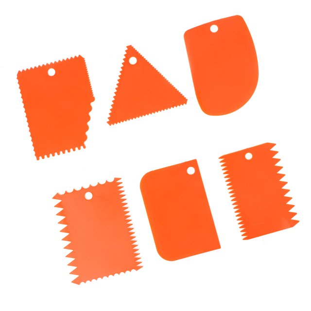6Pcs Plastic Sculpture Scraper, Quality Plastic Clay Scrapers for Easy Soft Clay Sculpture DIY Projects